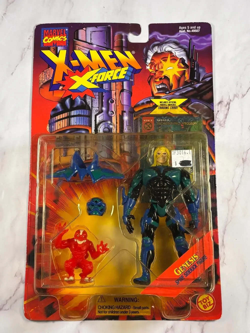 Marvel X-Men X-Force Genesis Spine Sidekick Figure Vintage ToyBiz NIB 1995